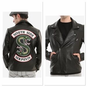 Riverdale Southside Serpents Black Faux Leather Jacket